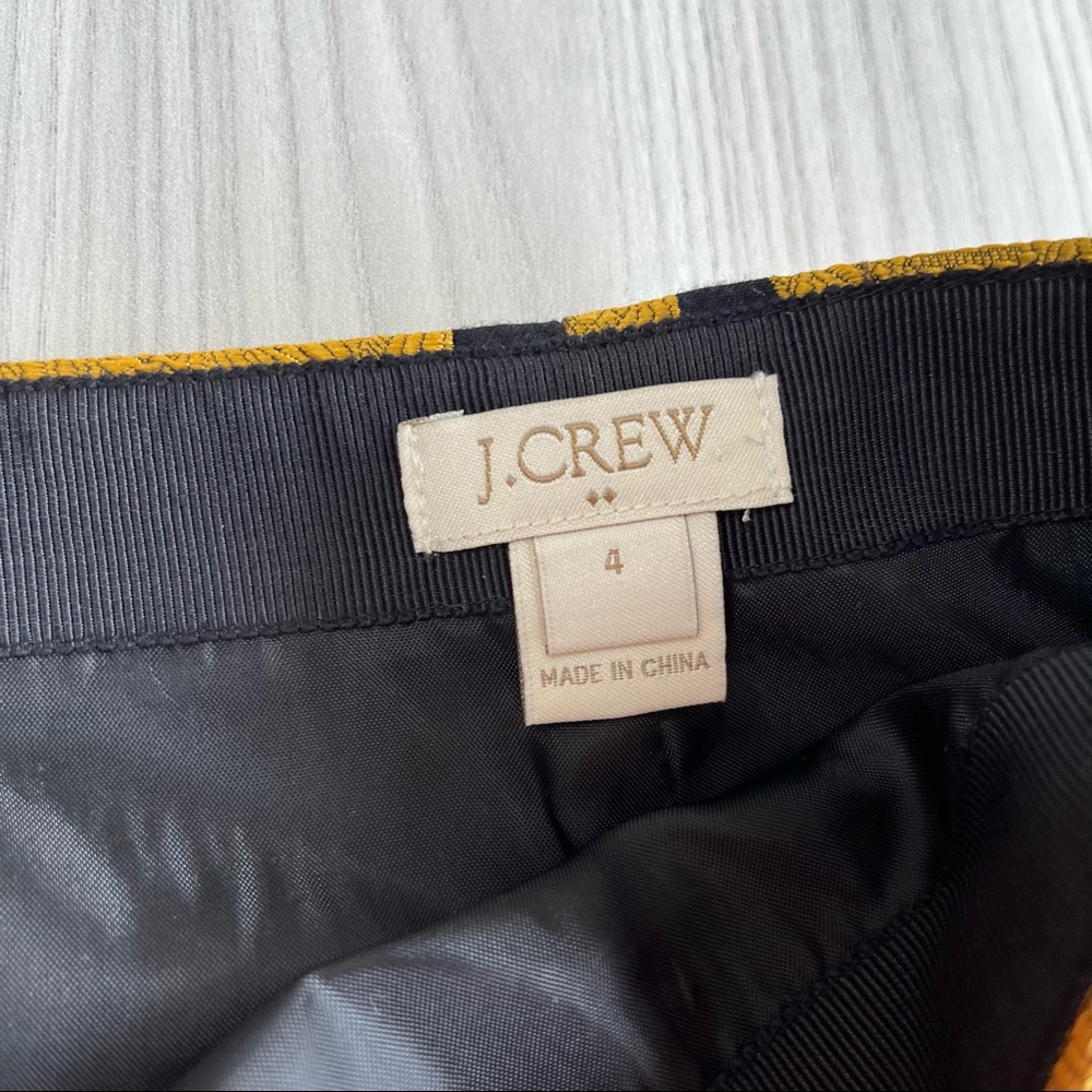 NWOT J. Crew Origami Skirt in Elephant Parade SIZE 4 - Picture 4 of 8